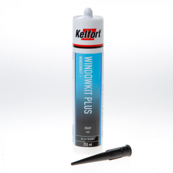 Window kit zwart 310 ml uv bestendig