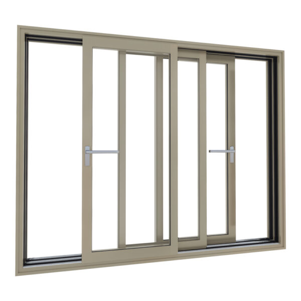 Aluminium kozijnen aluminium hefschuifpui 3-delig met twee kanten schuivend
