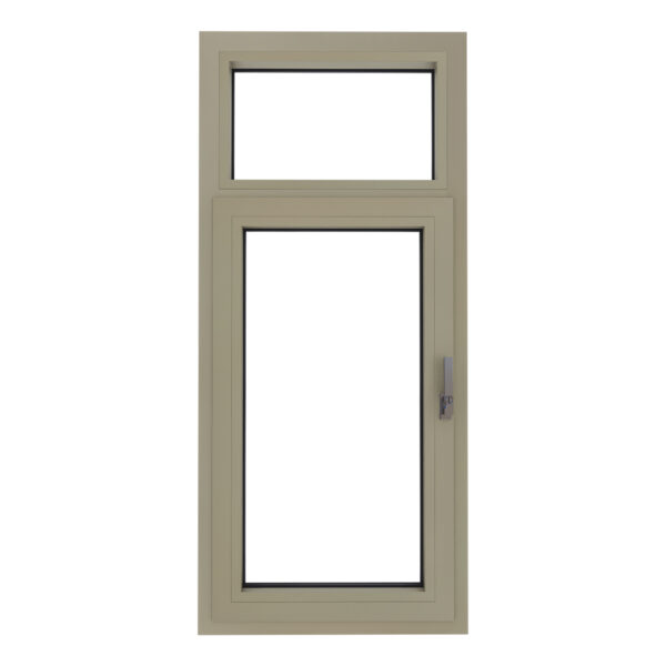 Aluminium draaikiepraam met bovenlicht - Afbeelding 3