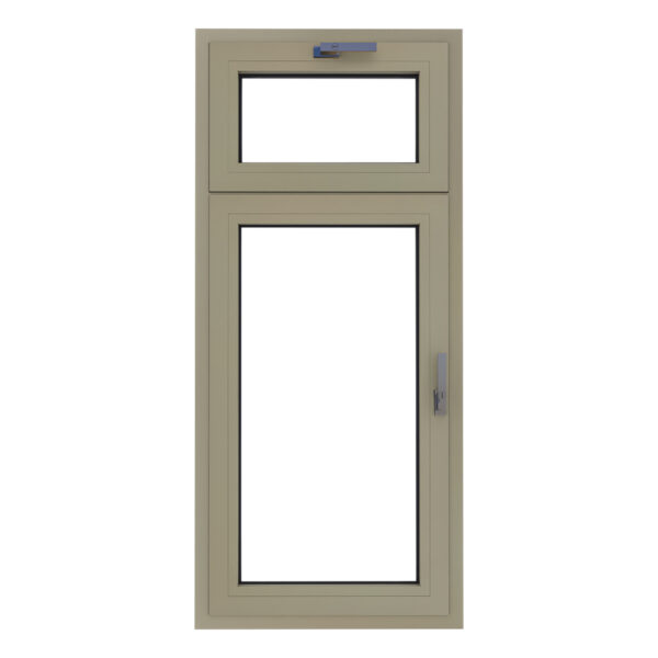 Aluminium draaikiepraam met valraam erboven - Afbeelding 3