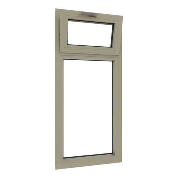 Aluminium valraam met vast glasvak - Afbeelding 2