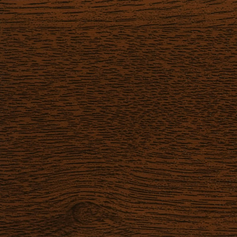 Notenboom realistische houtnerf kleur kunststof kozijn