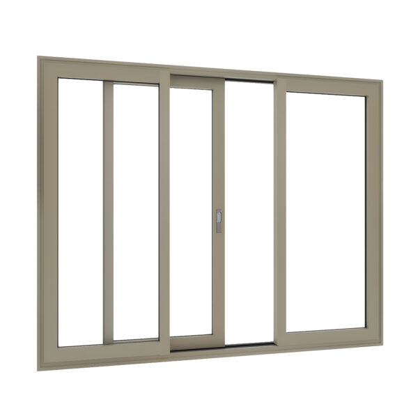 Aluminium kozijnen aluminium hefschuifpui 3-delig met twee vaste delen