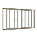 Aluminium kozijnen aluminium hefschuifpui 4-delig alle delen schuifbaar