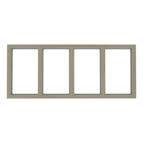 Aluminium vast glas kozijn verticaal | 4-vaks - Afbeelding 2