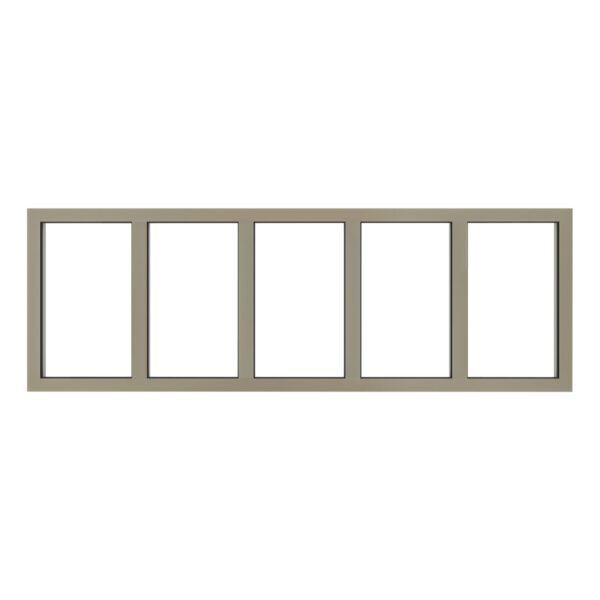 Aluminium vast glas kozijn verticaal | 5-vaks - Afbeelding 4