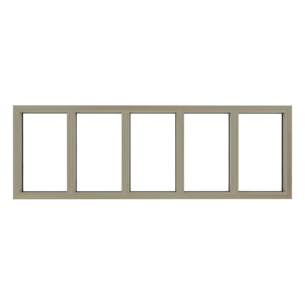 Aluminium vast glas kozijn verticaal | 5-vaks - Afbeelding 2