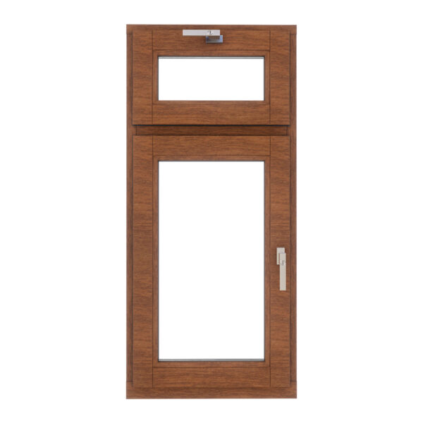 Houten draaikiepraam met valraam erboven - Afbeelding 4