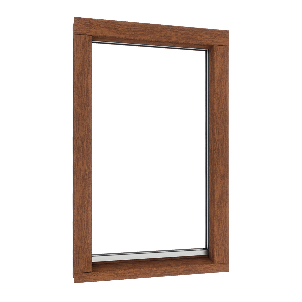 Houten vast glaskozijn 1 Houten vast glaskozijn