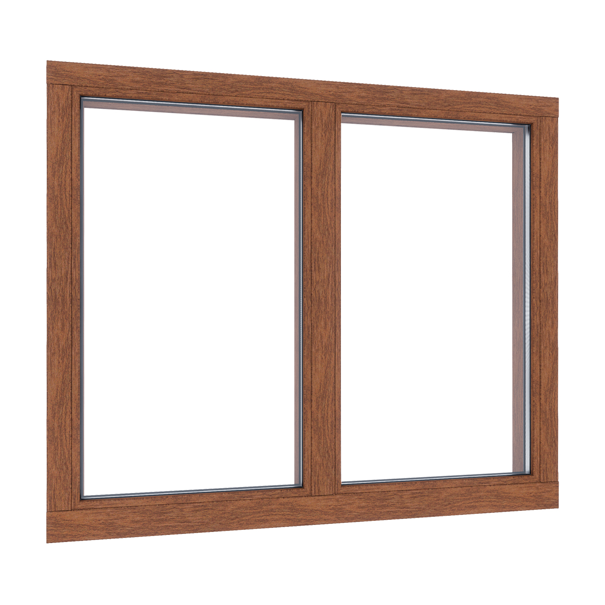 Houten vast glaskozijn horizontaal | 2 vaks 3 Houten vast glaskozijn horizontaal | 2 vaks - Afbeelding 3